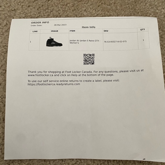 Air Jordan 5 retro gore-Tex - Picture 7 of 7